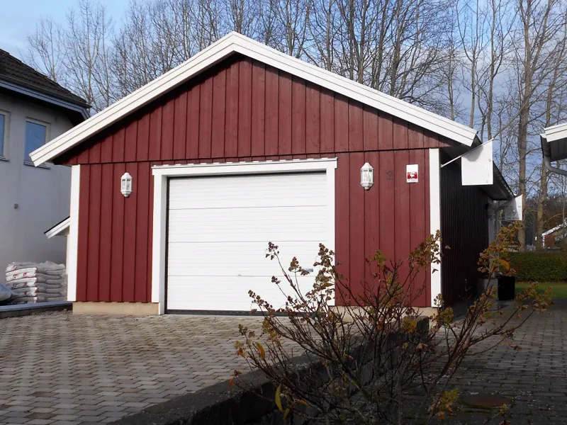 Färdigställt enkelgarage G 55 från Björklidens