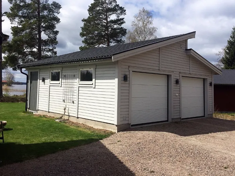 Färdigställt dubbelgarage GP 70 från Björklidens